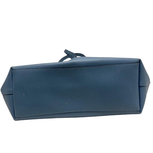 Auth COACH Central Tote with Zip 69424 Light Blue Leather - Tote Bag - Picture 10 of 11